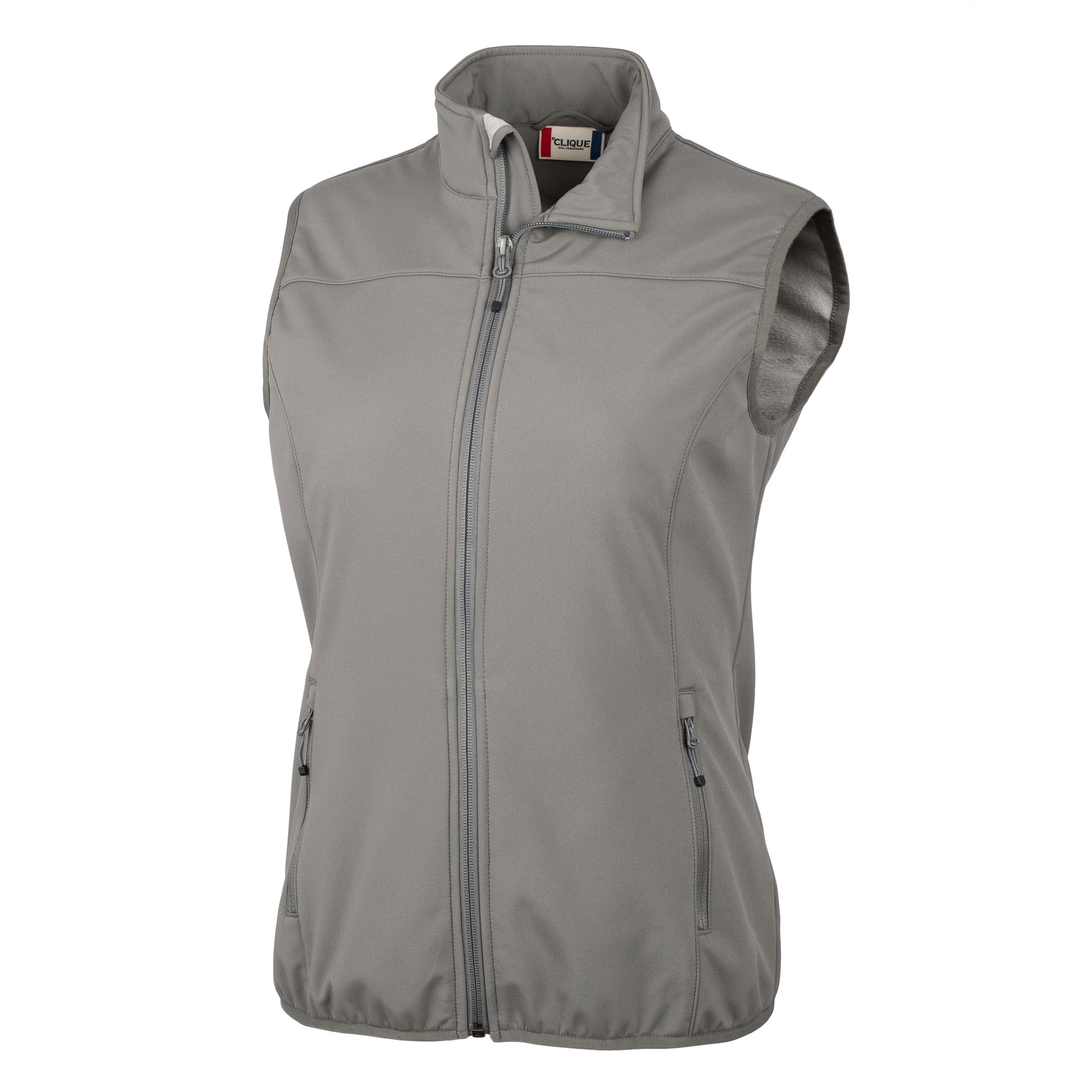 Clique Trail Eco Stretch Softshell Women's Full Zip Vest by Cutter & Buck Apparel