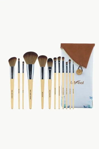 Lafeel Face and Eye Brush Set with Bag Sifides