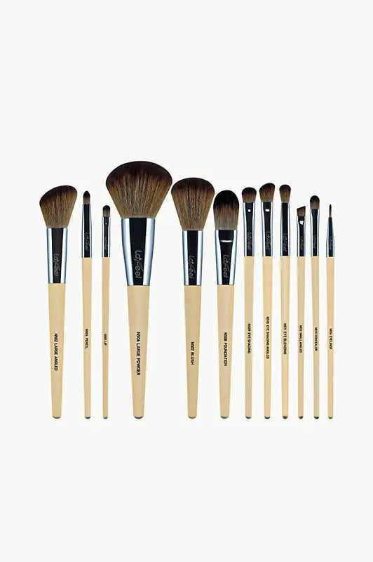 Lafeel Face and Eye Brush Set with Bag Sifides
