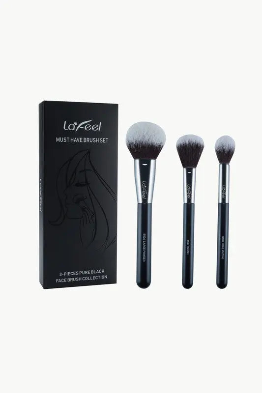 Lafeel Pure Black Collection Must Have Brush Set Sifides