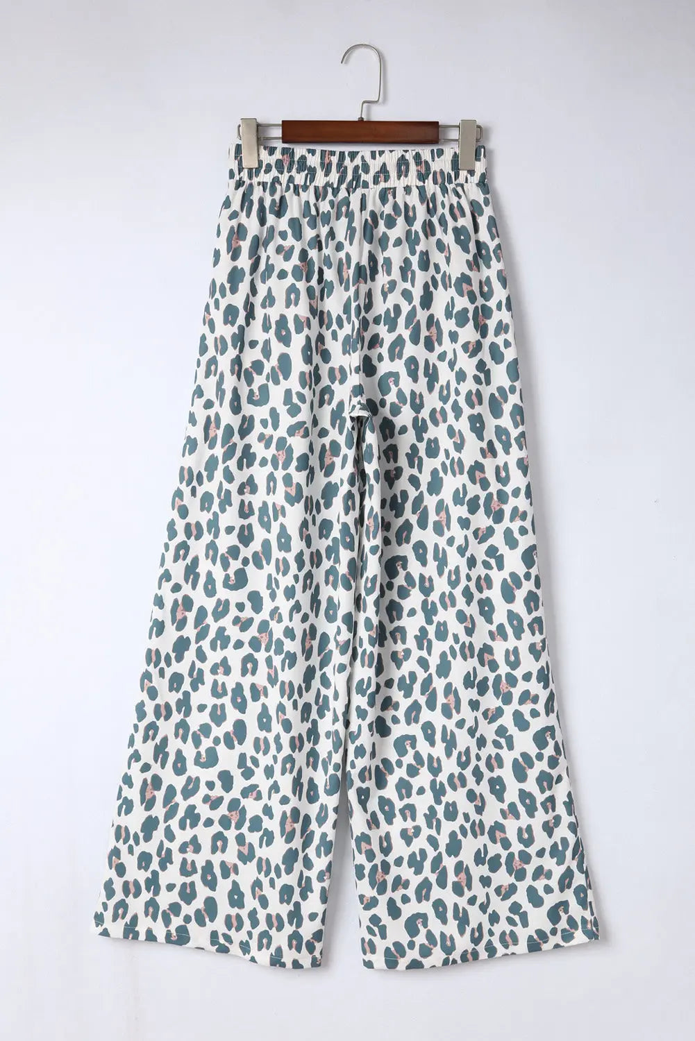 Leopard Drawstring Waist Culottes Trendsi