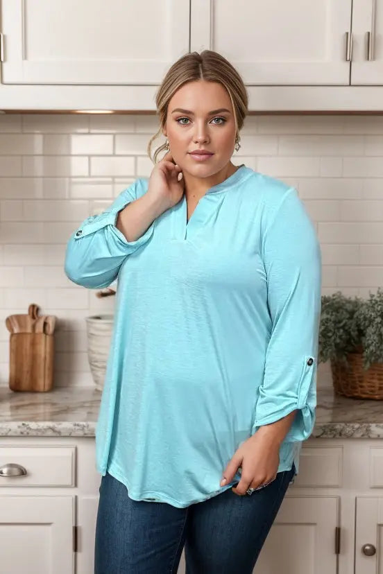 Lizzy Top - Neon Blue Boutique Simplified