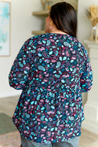 Lizzy Babydoll Top in Black Petite Paisley Ave Shops