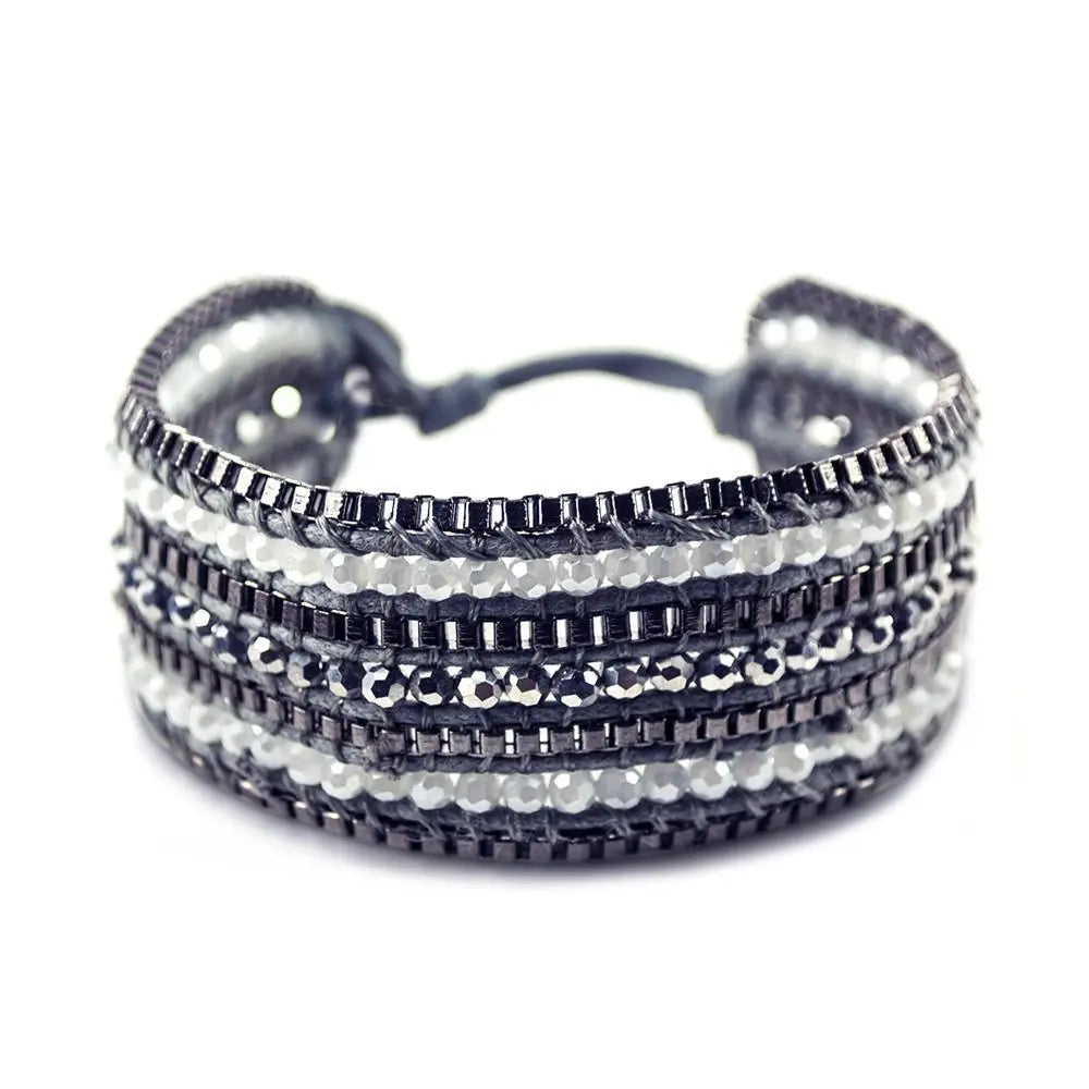 Looped Bracelet- Coal |   |  Casual Chic Boutique