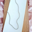 Luxe Silver Rope Chain - 18in Spiffy & Splendid