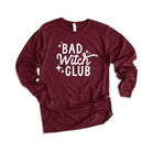 Bad Witch Club |  Long Sleeve Crew Neck Olive and Ivory Retail