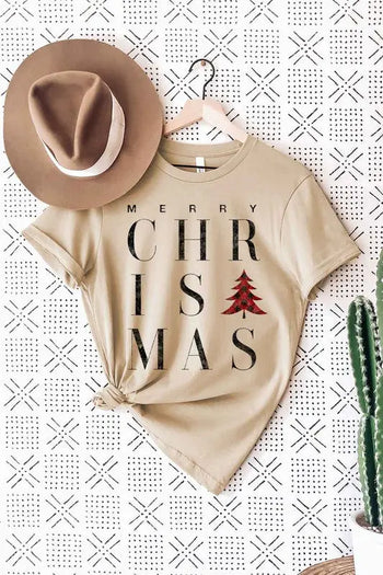 MERRY CHRISTMAS GRAPHIC T-SHIRT ALPHIA