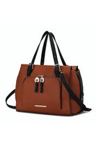 MKF Elise Color-block Satchel Bag by Mia k MKF Collection by Mia K