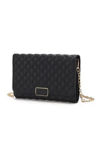 MKF Gretchen Quilted Envelope Clutch Crossbody Mia MKF Collection by Mia K