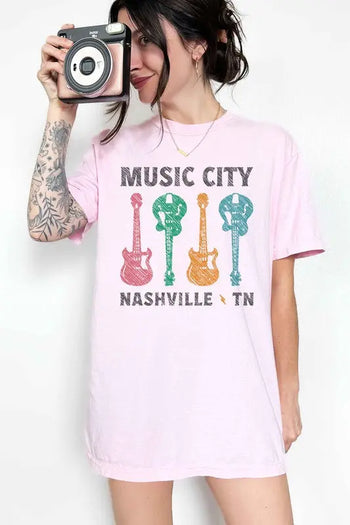 MUSIC CITY TENNESSEE GRAPHIC TEE ALPHIA