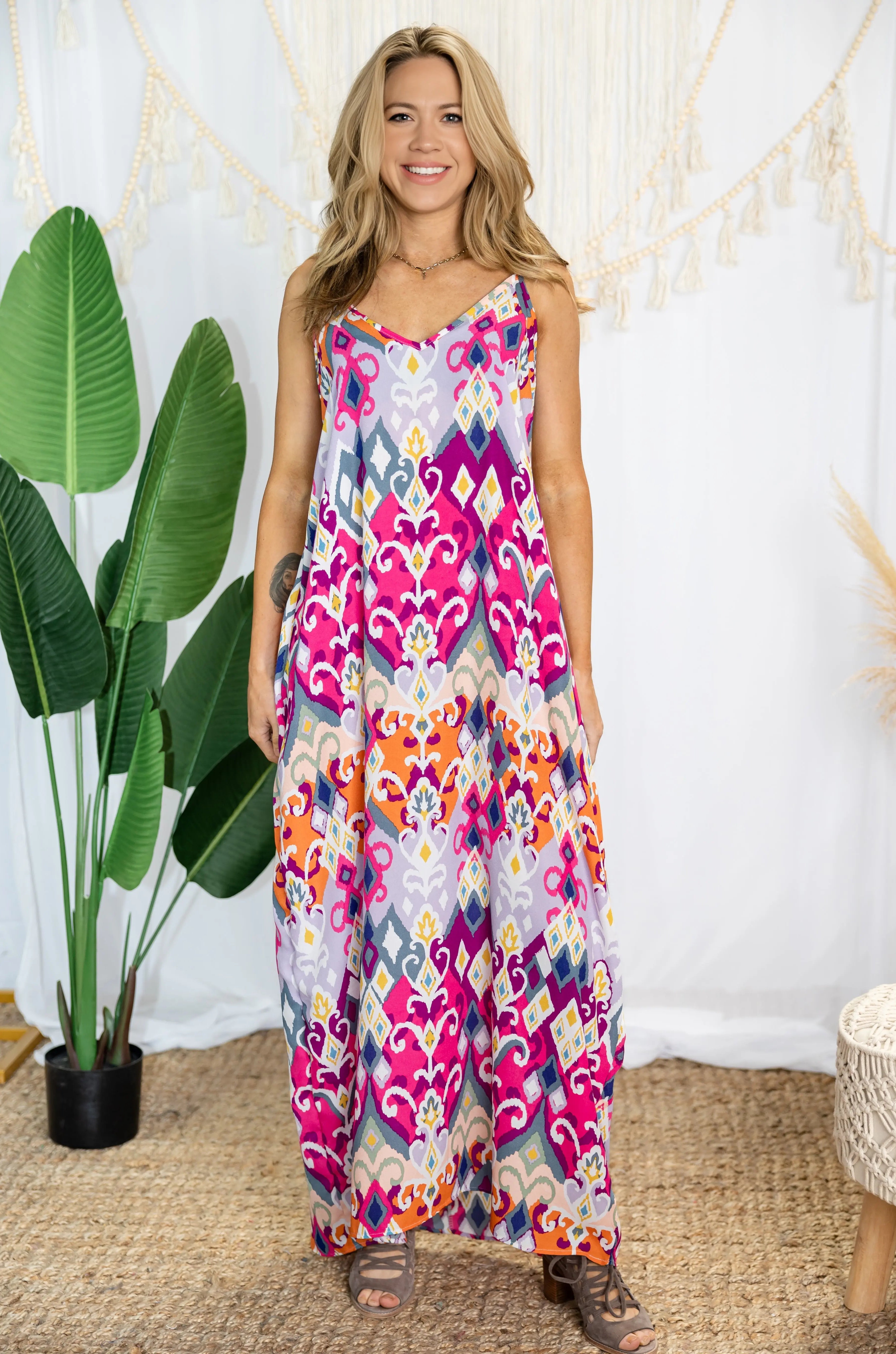 Majestic Damask Maxi Boutique Simplified