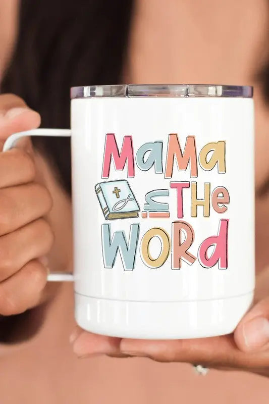 Mama In The Word Stainless Steel Travel Cup Cali Boutique