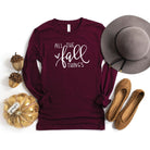 All The Fall Things | Long Sleeve Crew Neck Olive and Ivory Retail
