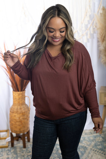 Marsala Bliss Dolman Boutique Simplified