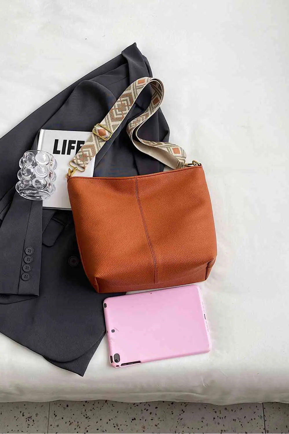 Meg Shoulder Bag |  Ochre-One-Size |  Casual Chic Boutique