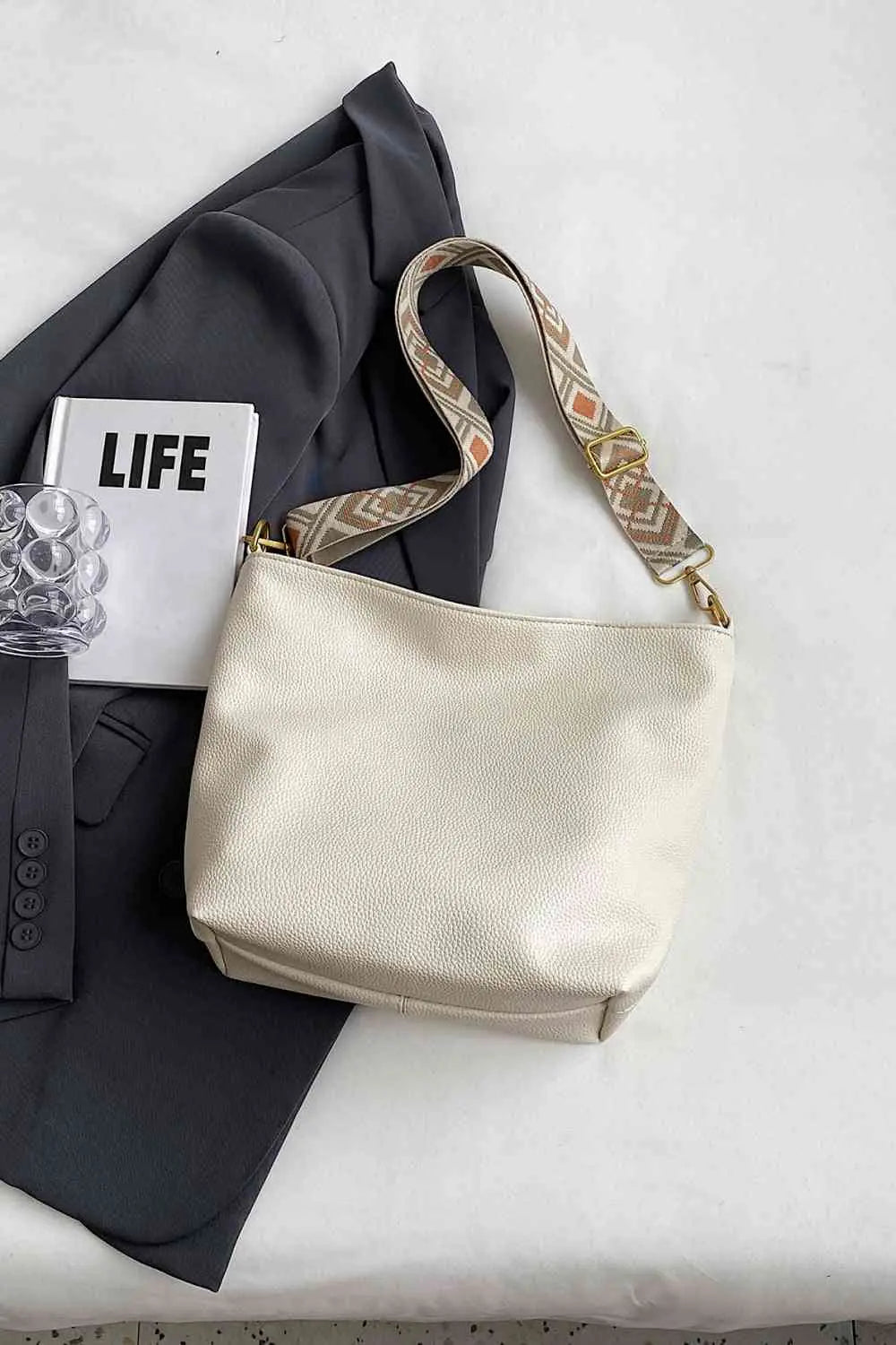 Meg Shoulder Bag |  Cream-One-Size |  Casual Chic Boutique