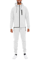 Mens Full Zip Sweat Pant Sweat Set WEIV