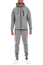 Mens Full Zip Sweat Pant Sweat Set WEIV