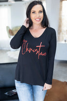 Merry Christmas Long Sleeve Boutique Simplified