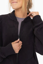 Microfleece Bomber Jacket Mono B