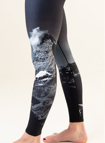 Yoga Pants Midnight Mountain Colorado Threads Clothing