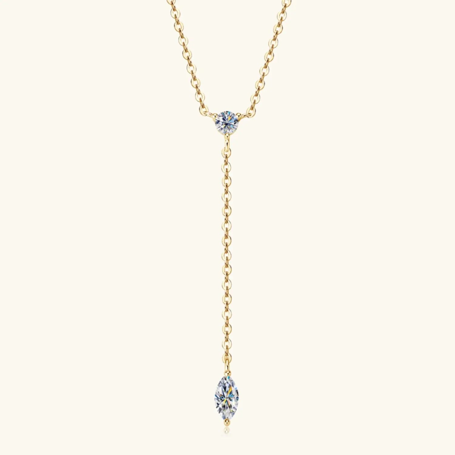 Moissanite 925 Sterling Silver Necklace Trendsi