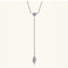 Moissanite 925 Sterling Silver Necklace Trendsi