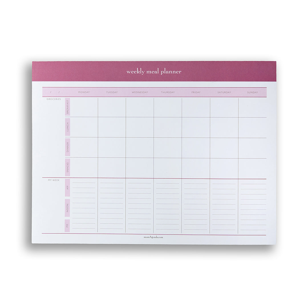 Weekly Meal Planner Pad momAgenda