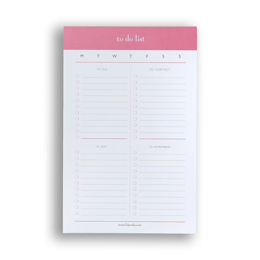 NEW To Do List Pad momAgenda