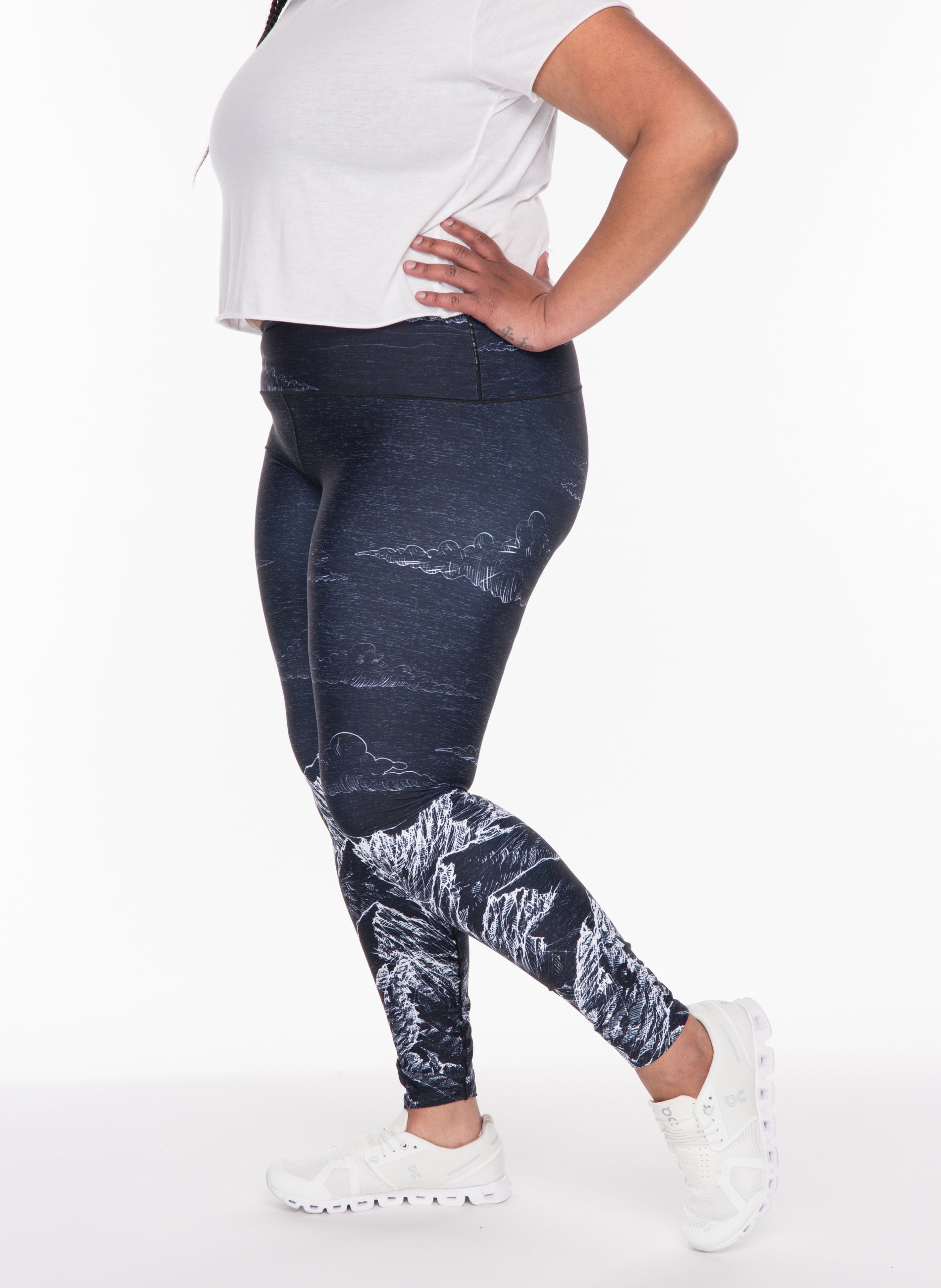 Yoga Pants Mtn Sketch Colorado Threads Clothing