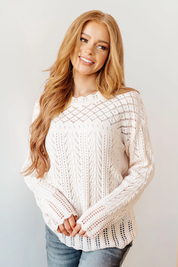 Never Let Down Lightweight Knit Sweater Ave Shops