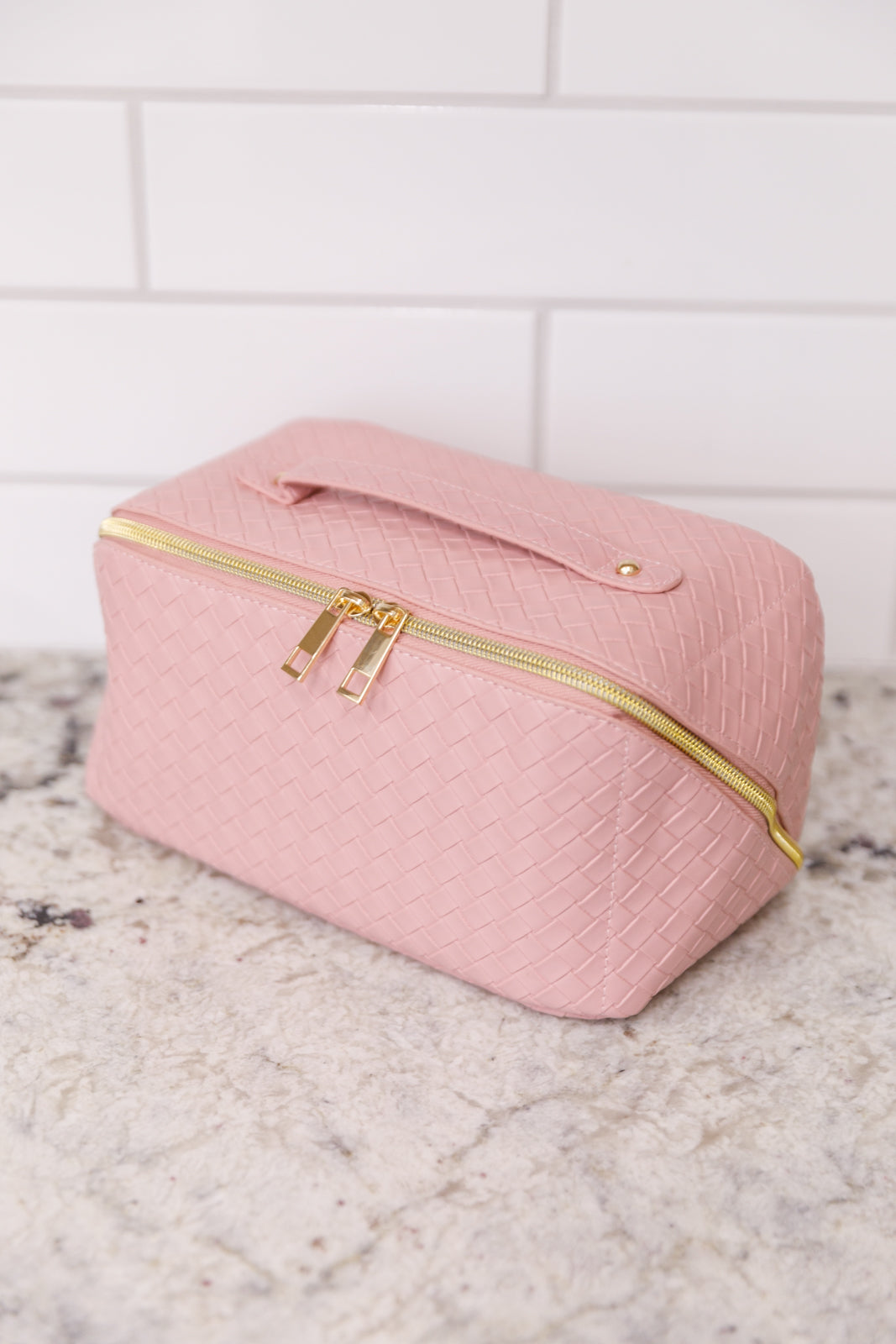 New Dawn Large Capacity Cosmetic Bag in Pink Ave Shops