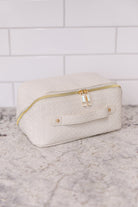 New Dawn Large Capacity Cosmetic Bag in White Ave Shops