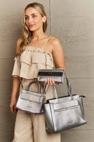 Nicole Lee USA Regina 3-Piece Satchel Bag Set Trendsi