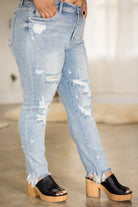 Party Paint Splatter Judy Blue Boyfriend Jeans JB Boutique Simplified