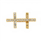 PavÃ© Cross Charm |  Gold |  Casual Chic Boutique