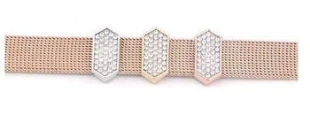 PavÃ© Hexagon Charm |   |  Casual Chic Boutique