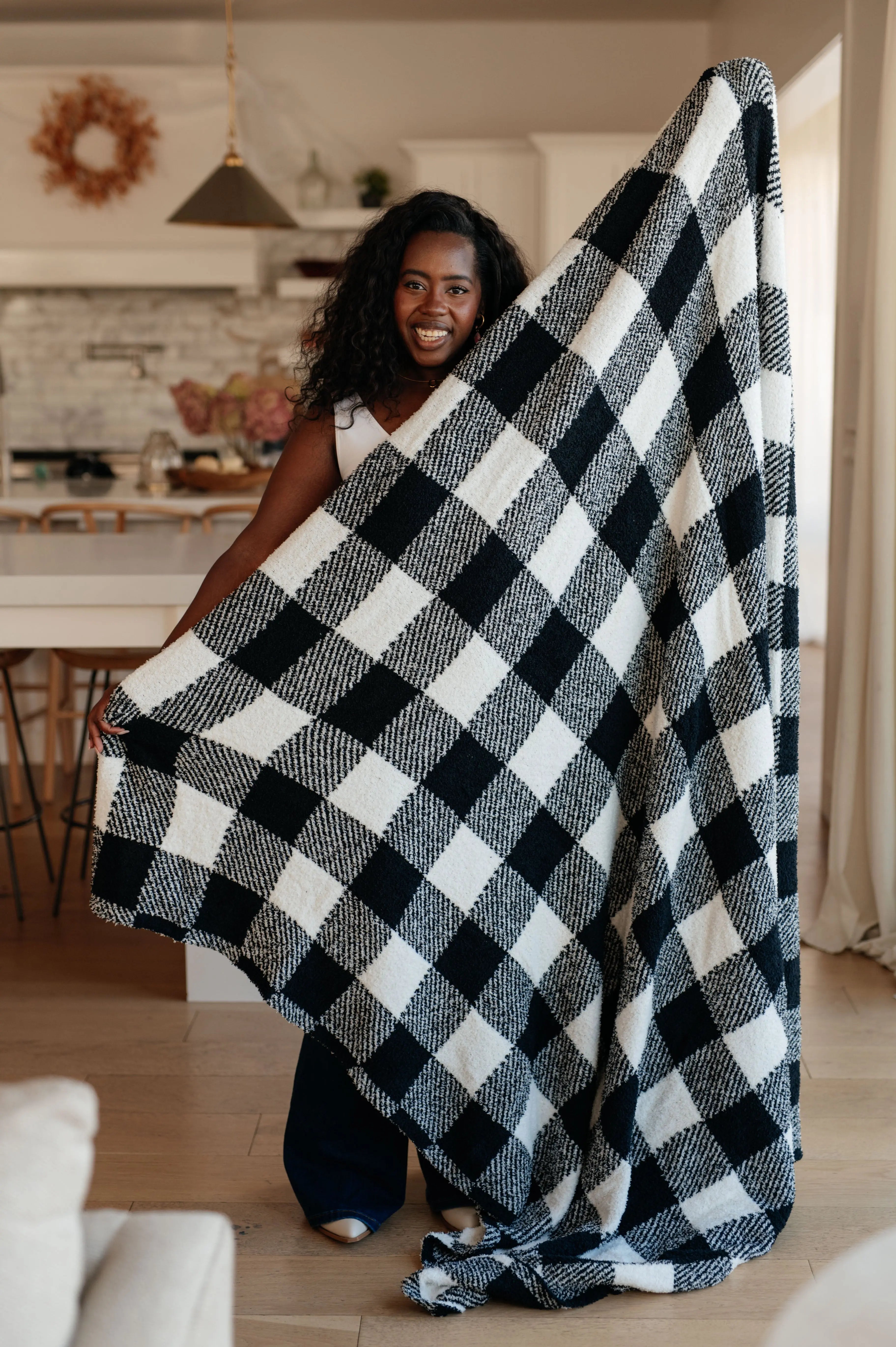Penny Blanket Single Cuddle Size in Plaid Ave Shops