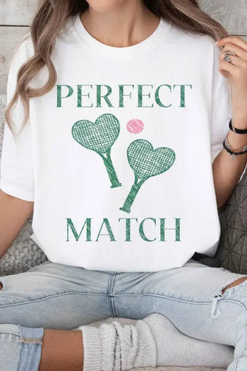 Perfect Match Tennis Pickle Graphic Tee ALPHIA