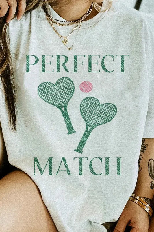 Perfect Match Tennis Pickle Graphic Tee ALPHIA