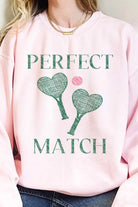 Perfect Match Tennis Pickle Oversized Sweatshirt ALPHIA