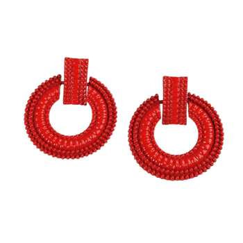 Petra -Red Earrings |   |  Casual Chic Boutique