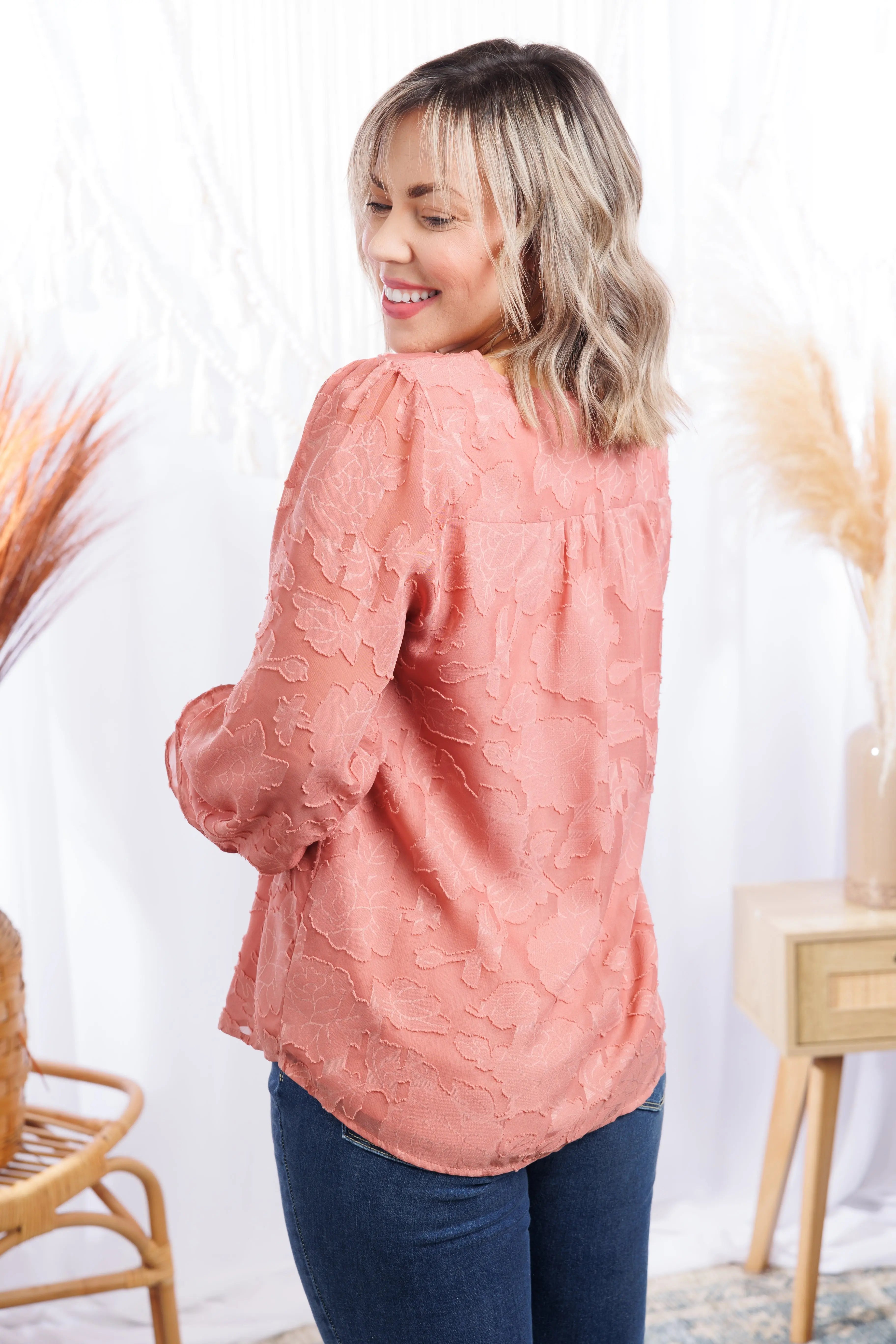 Pink Rose - Long Sleeve Boutique Simplified