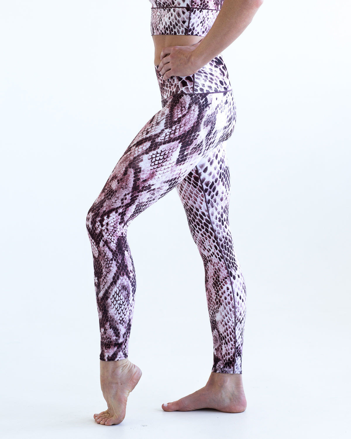 Pink Snakeskin Yoga Pants *FINAL SALE* Colorado Threads Clothing