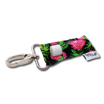 Pink Tropical Flowers LippyClip® Lip Balm Holder LippyClip®