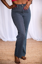 Pinstriped Diva - Tummy Control Judy Blues JB Boutique Simplified