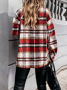 Plaid Long Sleeves Casual Coat HFLWWYLPL8 Casual Chic Boutique