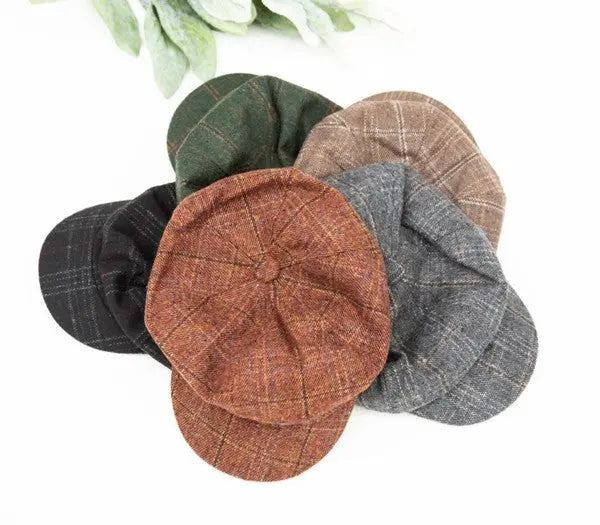 Plaid Newsboy Caps Aili's Corner