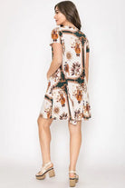 Plus Dream Catcher Print Shift Dress EG fashion