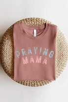 Praying Mama Christian Graphic T Shirts Color Bear